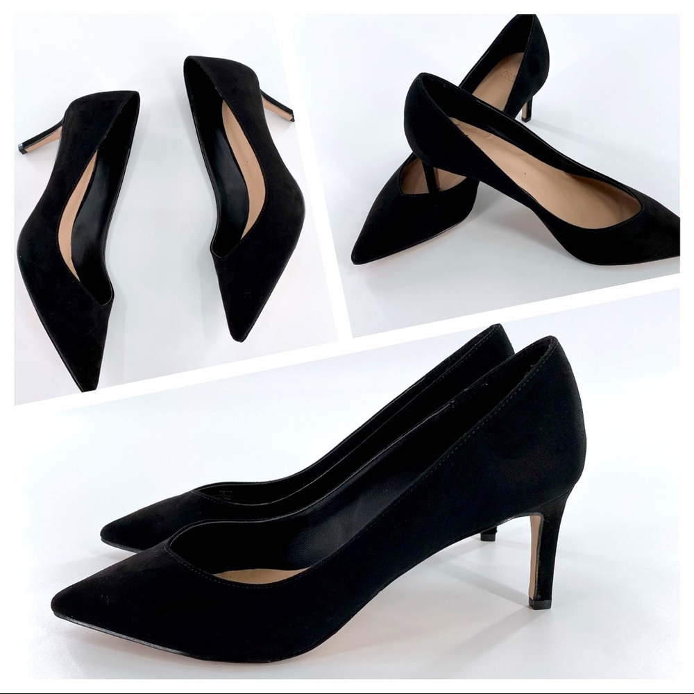 SOLD — ASOS pointed high heeled pumps in black Sz US 7